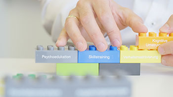 Aus bewährten Therapiemodulen stellt das interdisziplinäre Team die individuell für einen Patienten beste Kombination zusammen. Foto: Max-Planck-Institut für Psychiatrie